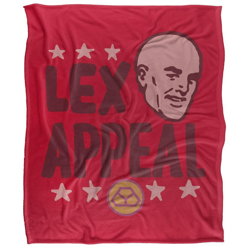 image 1 of Superman Lex Appeal Blanket - Multicoloured - One Size