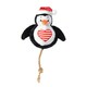 image 1 of House Of Paws Penguin Dog Squeak Toy - Black/White - One Size