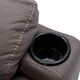 image 4 of Afton Technology Fabric Single Motor Rise Recliner Lift Mobility Chair (Brown)