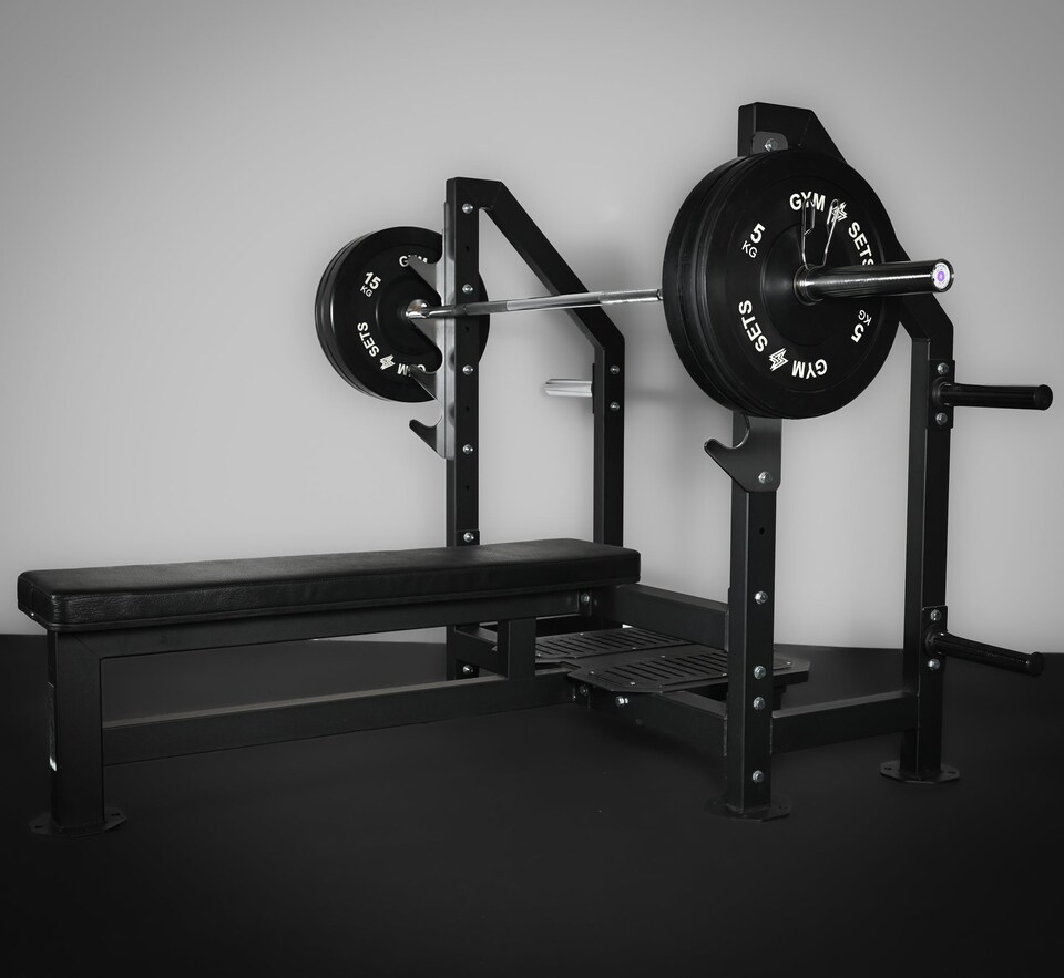 image 1 of GymSets Cheshire Barbell (Commercial) - (6ft Commercial Barbell / Black)"