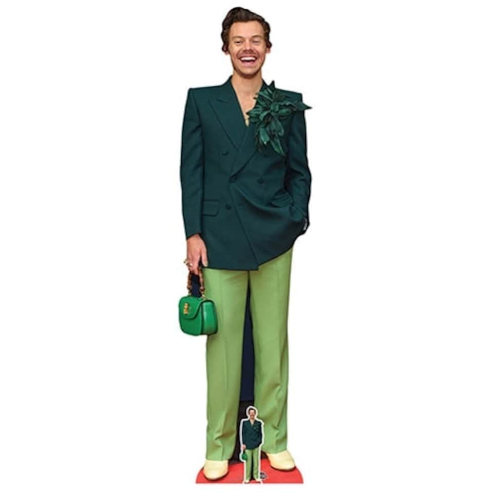 Harry Styles Green Lifesize Cardboard Cutout 186cm