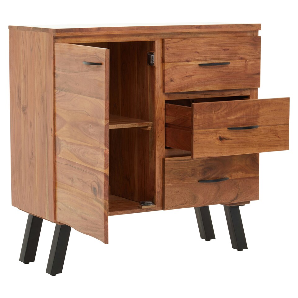 image 1 of Interiors by Premier Small Acacia Sideboard Brown