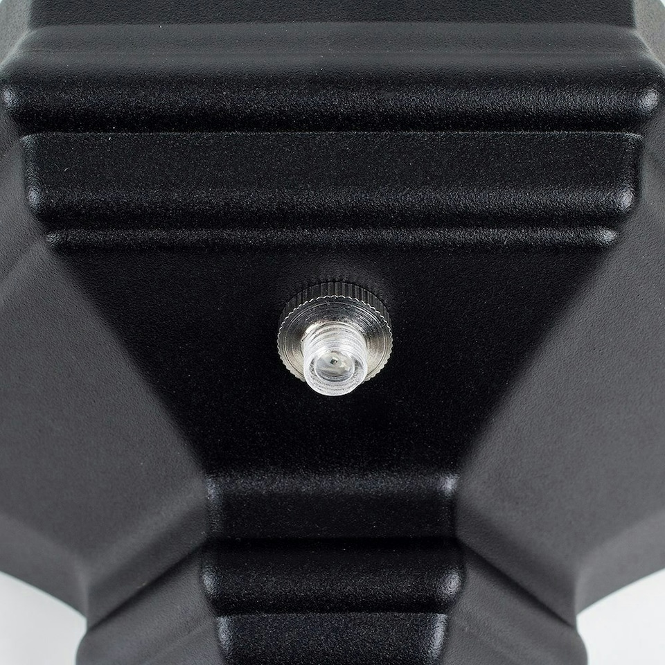 image 1 of ValueLights Black Aluminium IP44 Rated Outdoor Porch Wall Mounted Flush Sensor Lantern