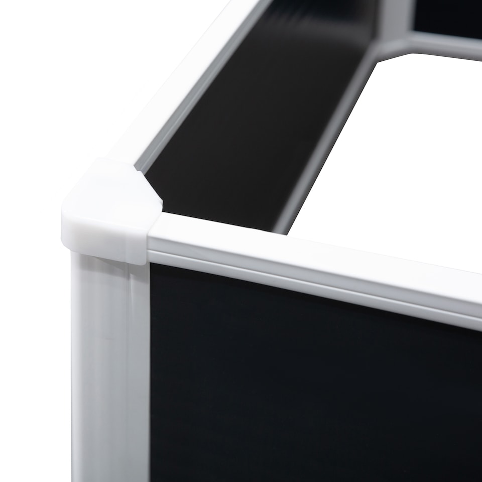 image 1 of Outsunny Garden Raised Bed Planter Grow Containers Flower Pot PP 120 x 90cm