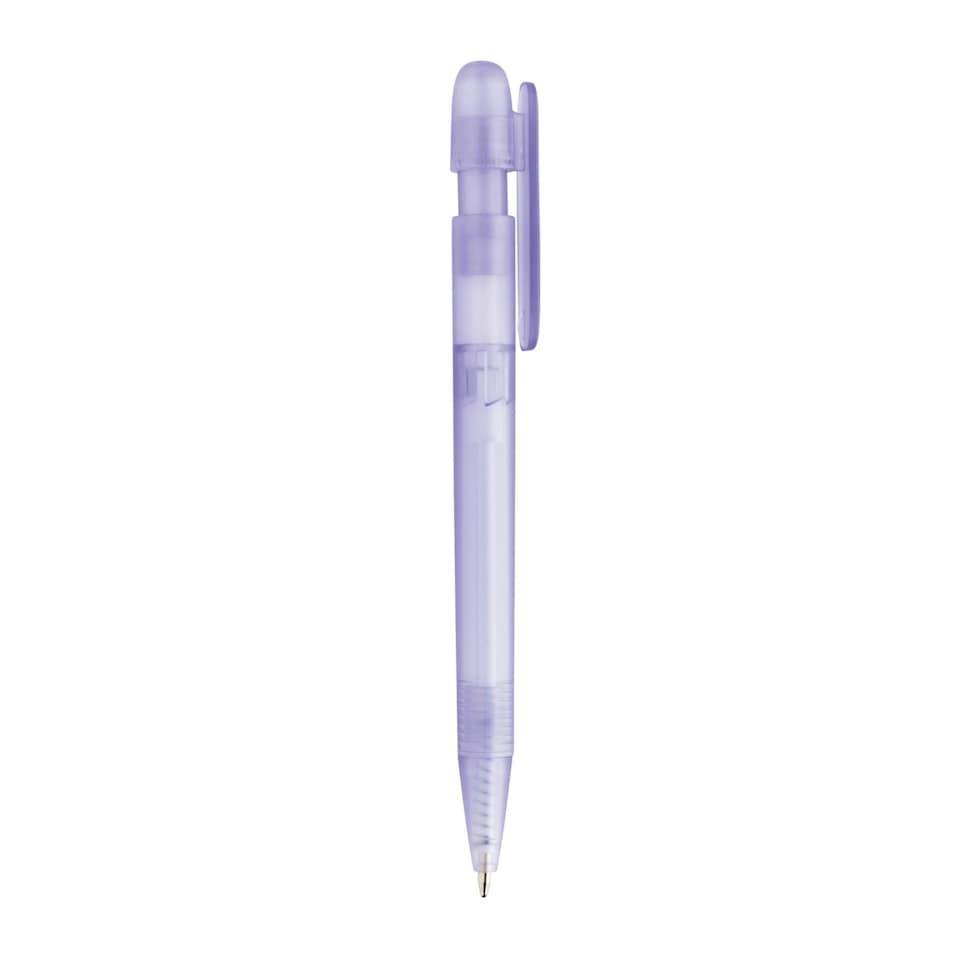 image 1 of XD Collection Devin Transparent Recycled ABS Plastic Pen - Purple - One Size