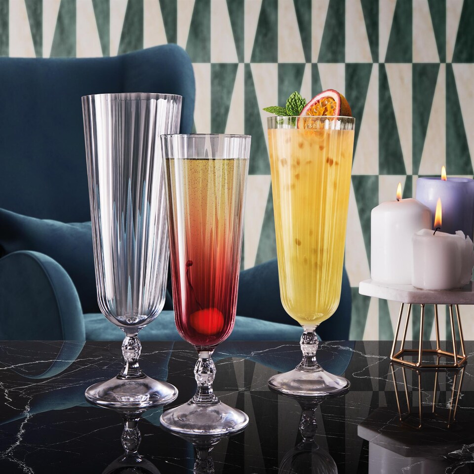 image 1 of Bormioli Rocco America '20s Sling Cocktail Glasses - 400ml - Pack of 6