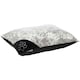 image 4 of Crushed Velvet Cushion Dog Bed - Bunty Bellagio Silver | L