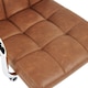 image 5 of Yaheetech PU Leather Height Adjustable Office Chair Mid-Back