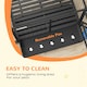 image 8 of PawHut 36" Heavy Duty Dog Crate on Wheels w/ Bowl Holder, Removable Tray