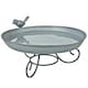 image 1 of Metal Bird Bath or Feeder for garden birds or wildlife, 22cm diameter
