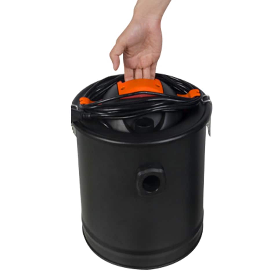 image 1 of Gr8 Home Ash Vac 18L Workshop Dust Vacuum Cleaner Hose Fireplace Bbq Chimney Extractor