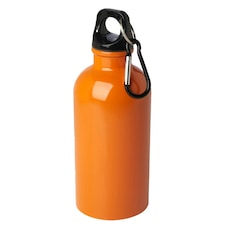 Floso Stainless Steel Single Wall 400ml Water Bottle - Orange - One Size