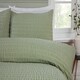 image 6 of Seersucker Polycotton Duvet Cover Set with Pillowcase