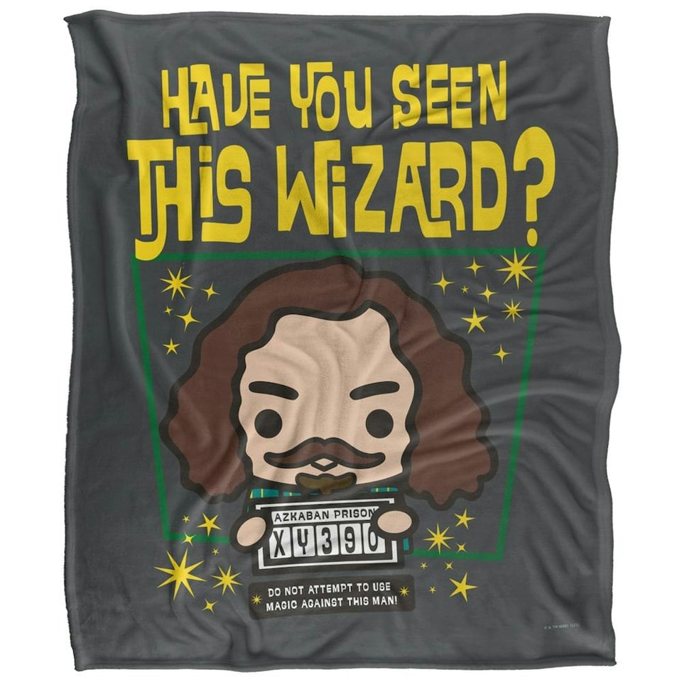 image 1 of Harry Potter Chibi Sirius Blanket - Multicoloured - One Size
