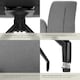 image 5 of Swivel Chair Daya - upholstered, robust fabric, 55.5 x 58 x 87 cm - Set of 2 Grey | Anthracite