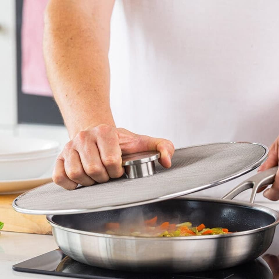 image 1 of KitchenAid 33cm Odour Absorbing Splatter Guard