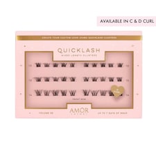House Of Amor - Eyelash Extensions - Mixed Length Clusters - Front Row - Natural C Curl -