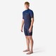 image 2 of Decathlon Men’s Surfing Stretch Neoprene Shorty Wetsuit 500 Blue