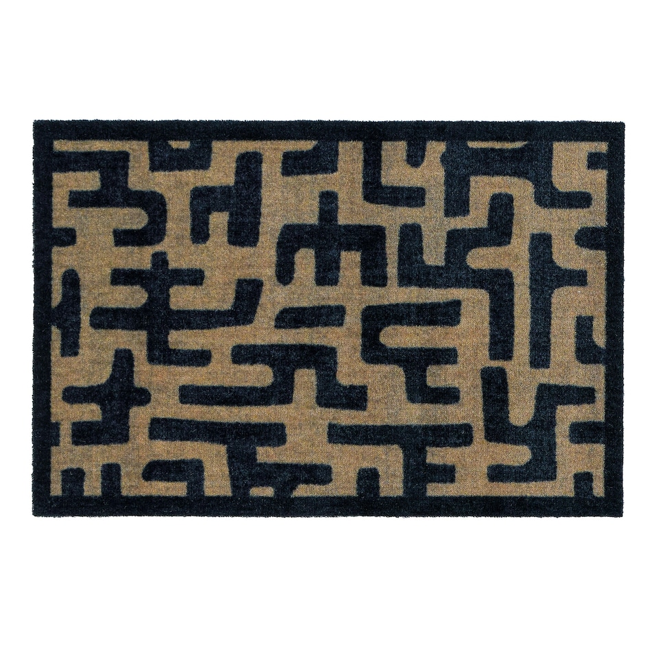 image 1 of My Mat Nylon Indoor Pattern Abstract Maze Door Mat 50x75