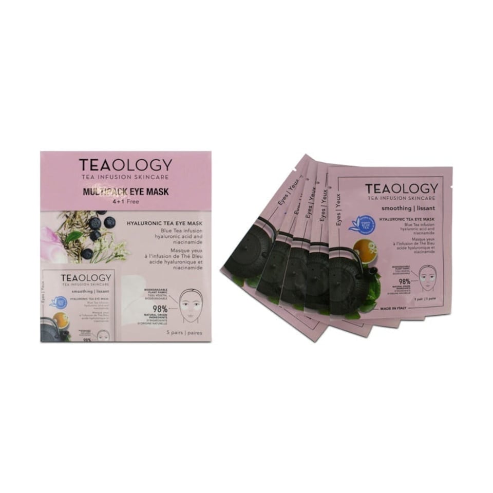 image 1 of Teaology Hyaluronic Tea Eye Mask x 5 Pairs