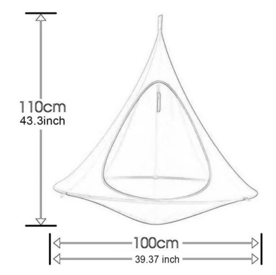 image 1 of Butterfly-shaped Leisure Hanging Chair | White | White