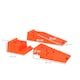 image 3 of DURHAND 2 Pieces Car Ramps Heavy Duty 2.5 Ton Motorhome Levelling Ramps, Plastic Garage Workshop Car Lift, Portable Automotive Vehicle Campervan Car Ramp, Orange