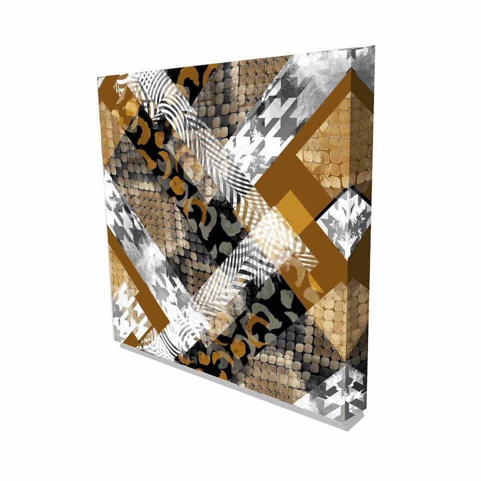 image 1 of leopard and snake Animal print (Canvas Print) 102cm x 102cm
