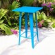 image 2 of Garden Bar Table - Metal - L60 x W60 x H115 cm - Blue | Blue
