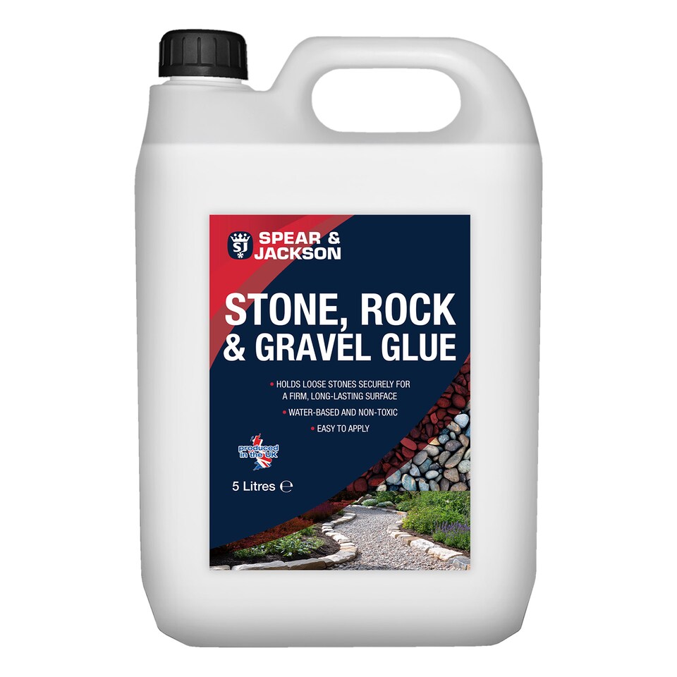 image 1 of Spear & Jackson Stone, Rock & Gravel Glue - Ready to Use 5L