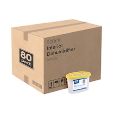 Harbour Housewares Interior Dehumidifiers - 500ml - Lemon - Pack of 80