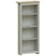image 1 of Vida Designs Arlington 4 Tier Bookcase Shaker Style Display Storage, Grey & Oak