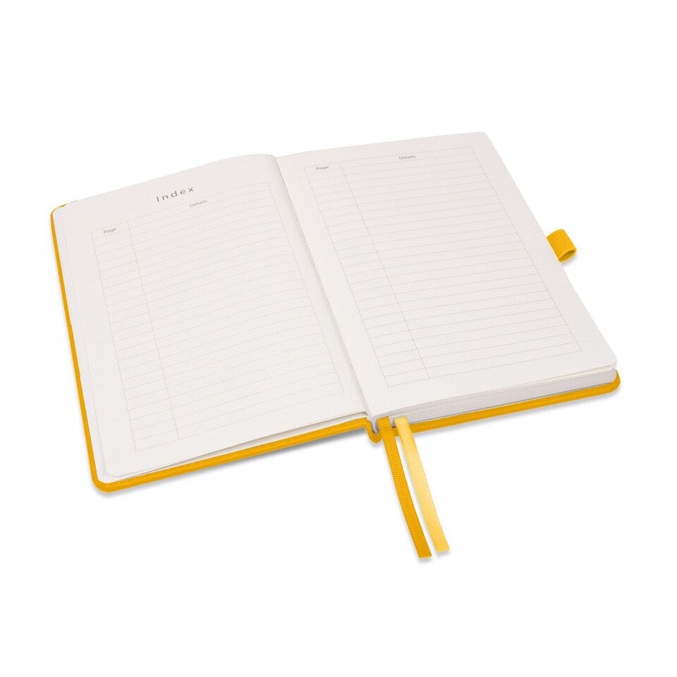 image 1 of Notes London A5 Italian Styled Moretti Notebook Yellow