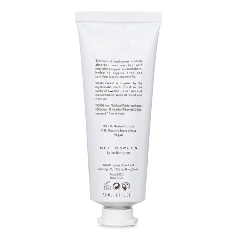 image 1 of Hand Cream - White Forest - 50ml/1.7oz
