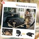 image 8 of PawHut Pet Stroller Dog Foldable Travel Carriage with Reversible Handle, Grey