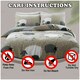 image 3 of VELVETIO Sheep Duvet Cover Set Reversible Polycotton Easy Care Beddings Brown | Natural | Single