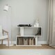 image 4 of 2-Tier Wooden Irregular Storage Unit - 80 cm Grey | Cedar Grey