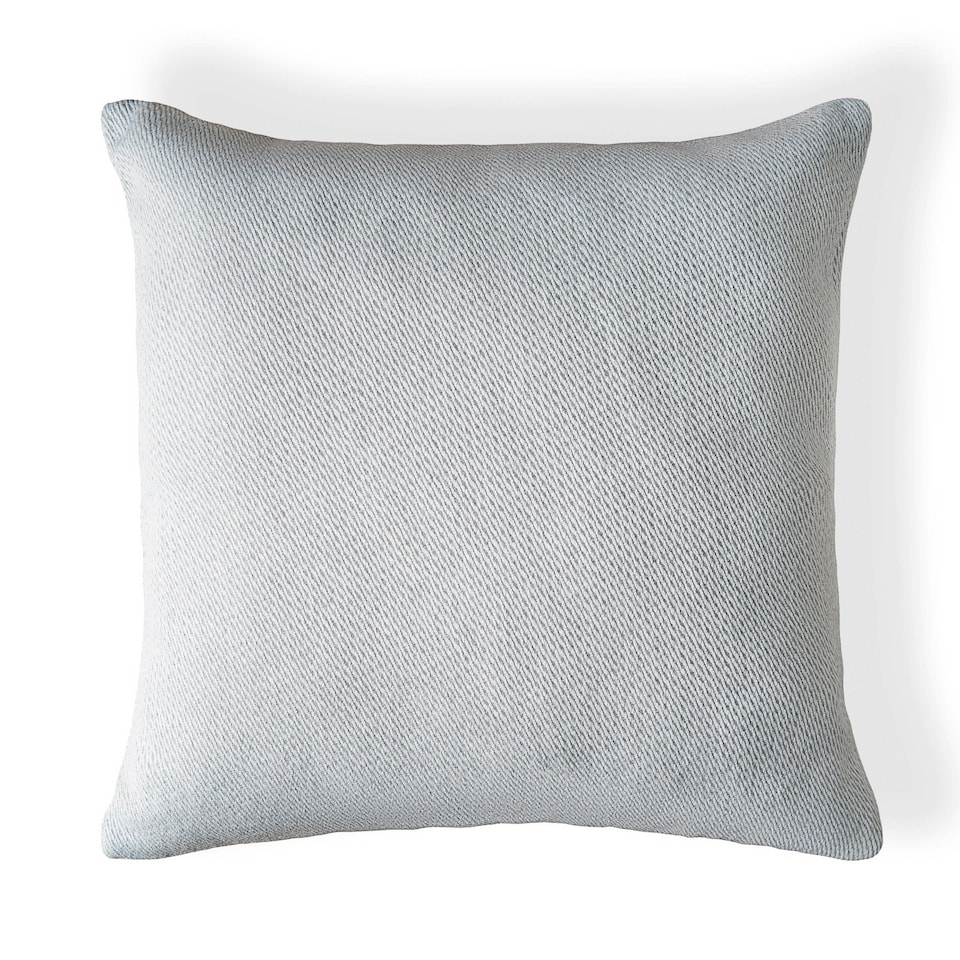 image 1 of BHS Snow Fleece Cushion, Silver