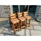 image 2 of Deluxe Alfresco Outdoor Wooden Bar Stool