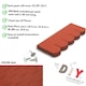 image 3 of Premium Asphalt Roof Shingles - Fish Scales Design 80 x 31.5 cm Weather Resistant Roofing Felt (25 Pcs)