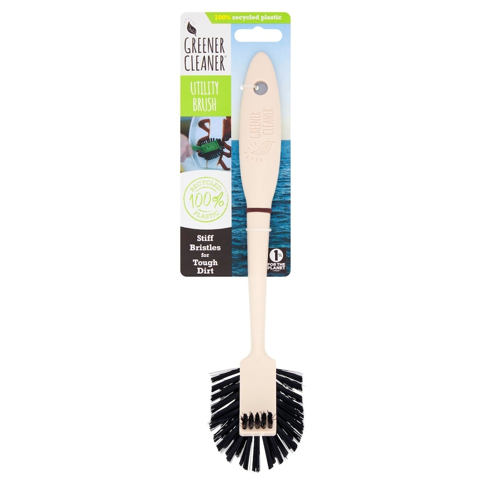 image 1 of Greener Cleaner Utility Brush - cream