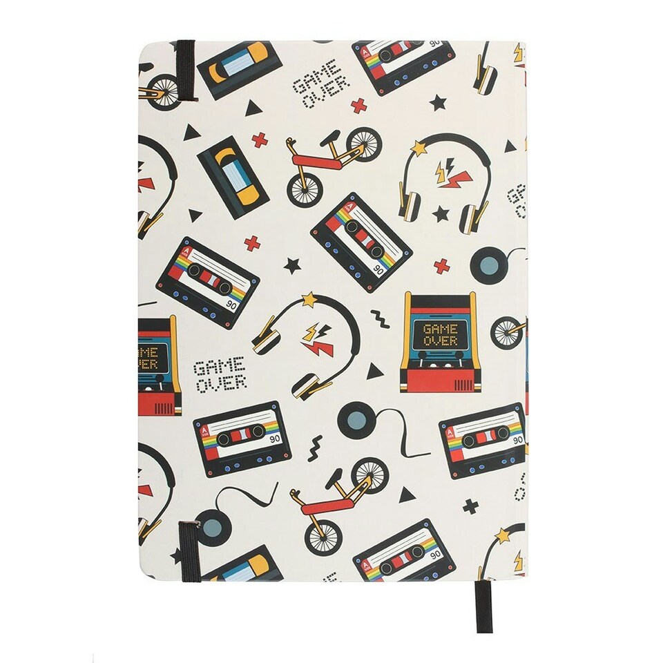 image 1 of Retro 80s Print A5 Notebook