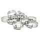 image 1 of Pisces 10 Pack 16-25mm Stainless Steel Clips for 20mm hose