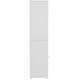 image 10 of Bath Vida Priano 1 Door 2 Shelf Tall Bathroom Cabient, White