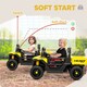 image 6 of AIYAPLAY 12V Kids Ride on Car, Kids UTV with Electric Dump Bed, Yellow | Yellow