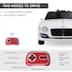 image 6 of HOMCOM Bentley GT Licensed 12V Electric Car for Kids, Kid's Electric Ride on with Remote Control, Ride on Car with LED Lights, Music, for 3-5 Years, White