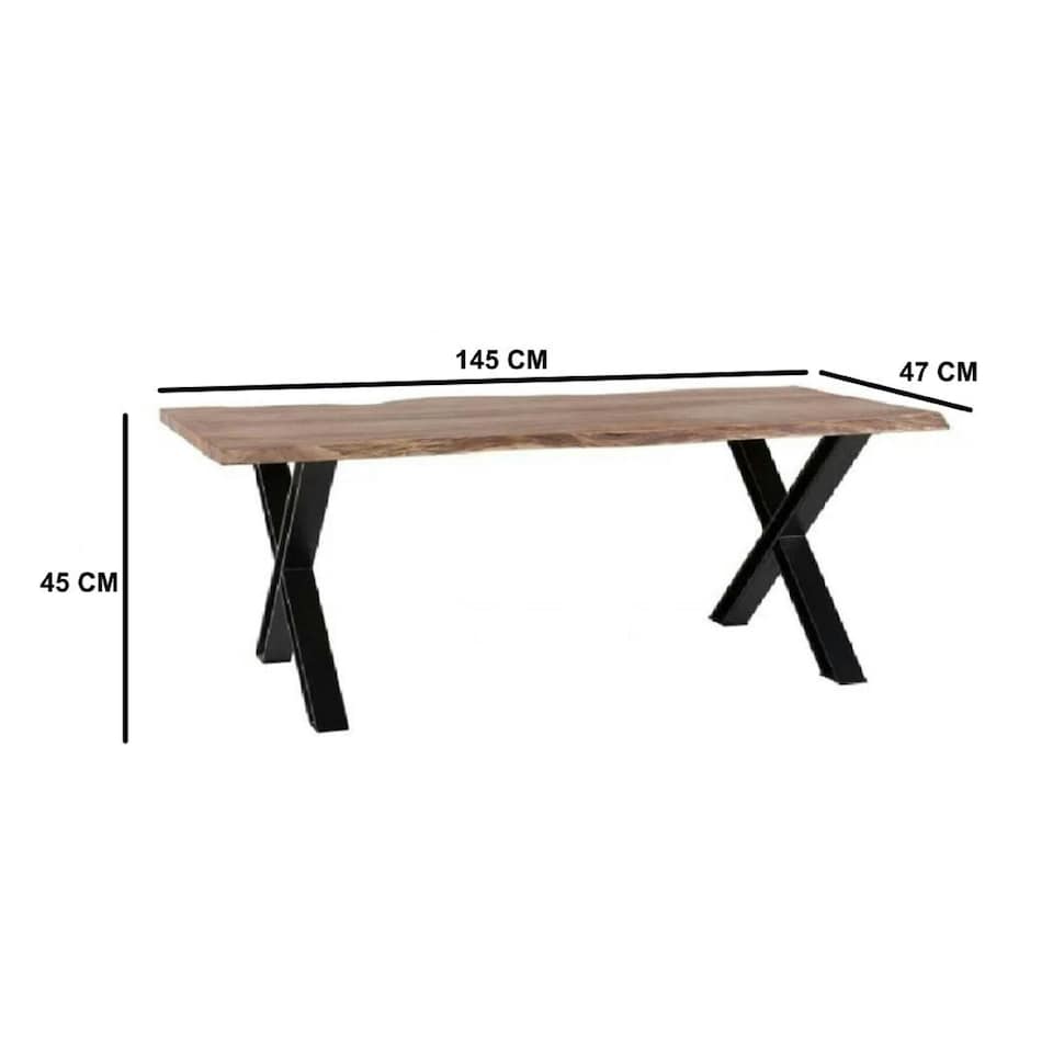 image 1 of Oakland Acacia Wood Dining Bench - Natural