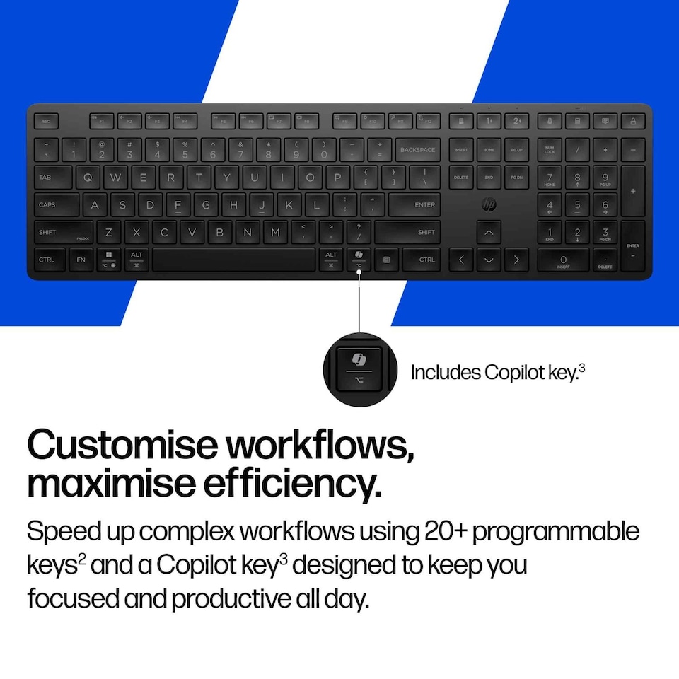 image 1 of HP MULTI-DEVICEDUAL-MODEKBD495K Keyboards - Black
