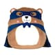 image 1 of Mumbles SquidgeMe Hero Bear Plush Toy - Blue - 23cm