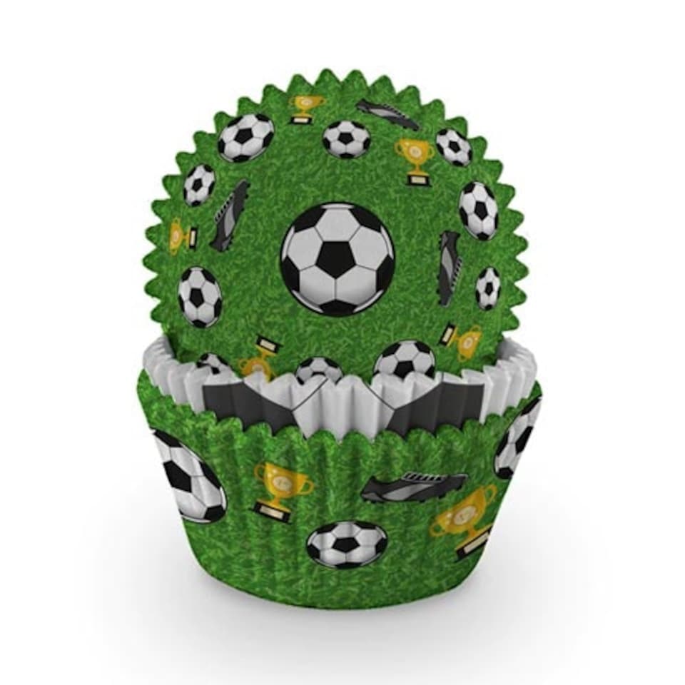 Football Cupcake Cases - Pack of 60