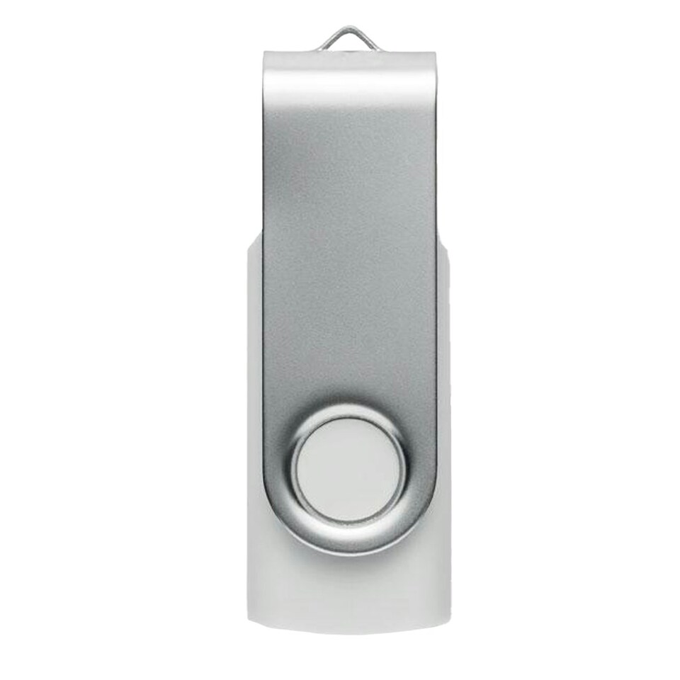 image 1 of MidOcean Techmate Rabs Recycled ABS Plastic USB Flash Drive - White - One Size